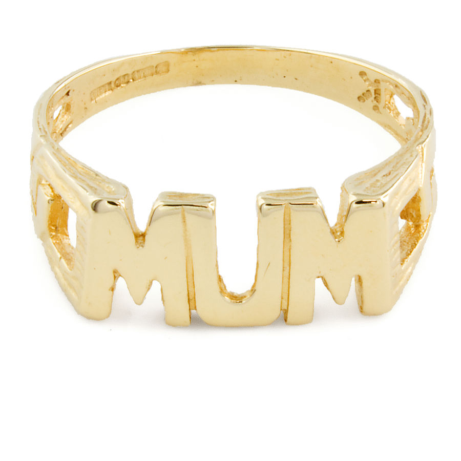 9ct gold 1.7g MUM Signet Ring size K